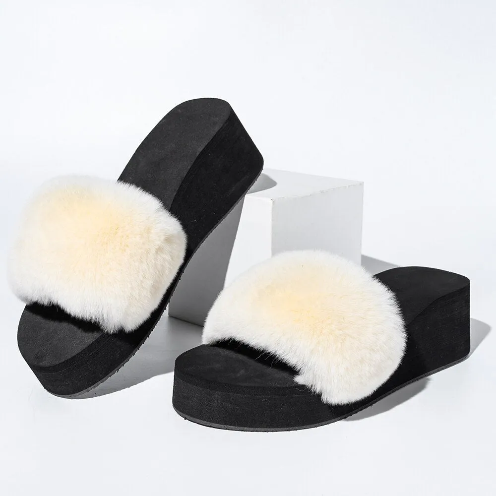 Casual Fluffy Slip On