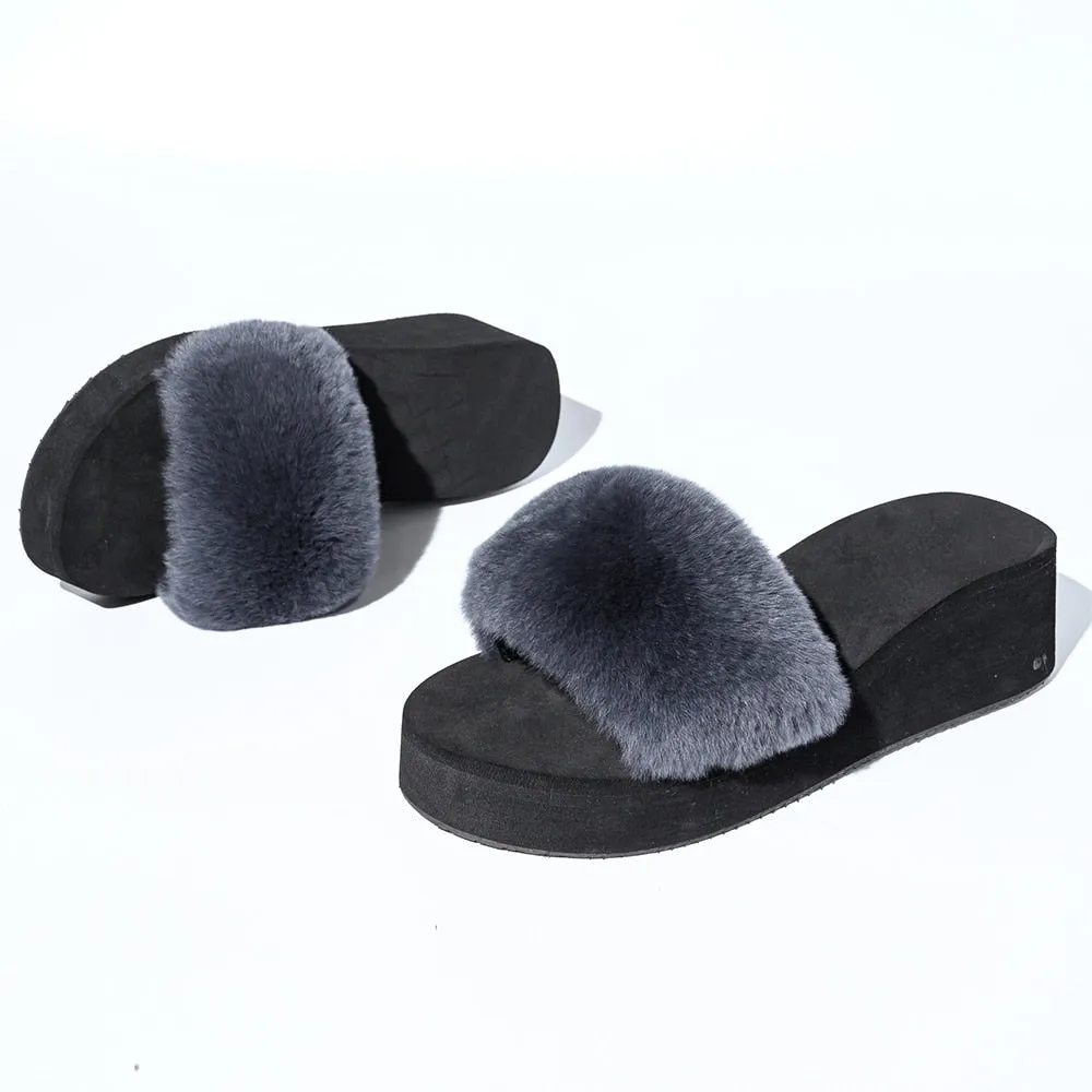 Casual Fluffy Slip On