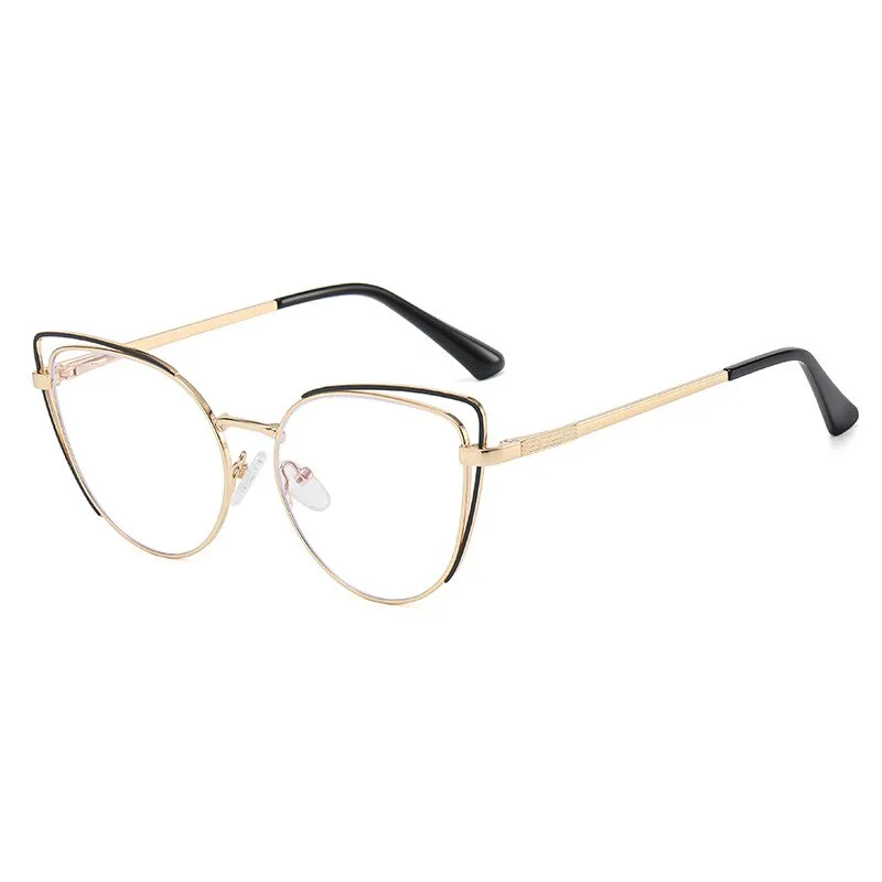 CCspace Women's Full Rim Cat Eye Acetate Alloy Eyeglasses 55253