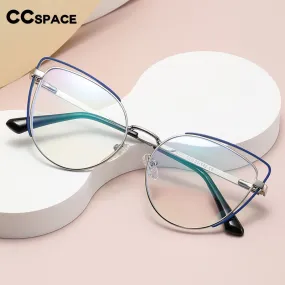 CCspace Women's Full Rim Cat Eye Acetate Alloy Eyeglasses 55253