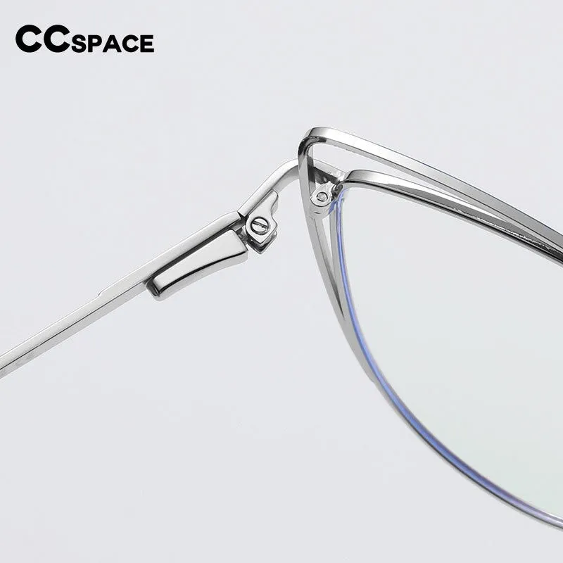 CCspace Women's Full Rim Cat Eye Acetate Alloy Eyeglasses 55253