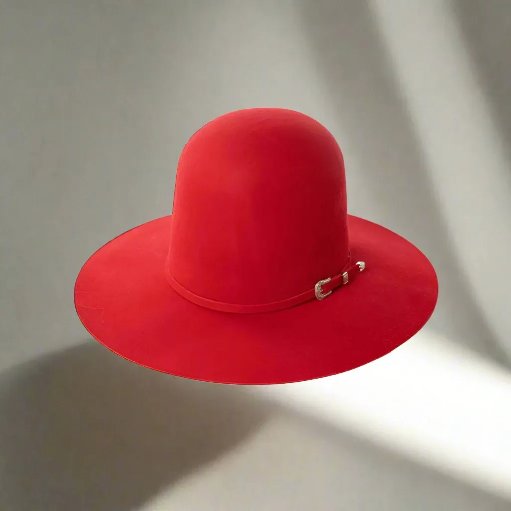 Chic Fedoras Winter Wool Fashion High Crown with Belt