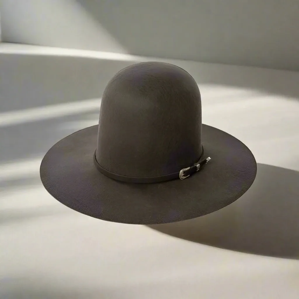 Chic Fedoras Winter Wool Fashion High Crown with Belt