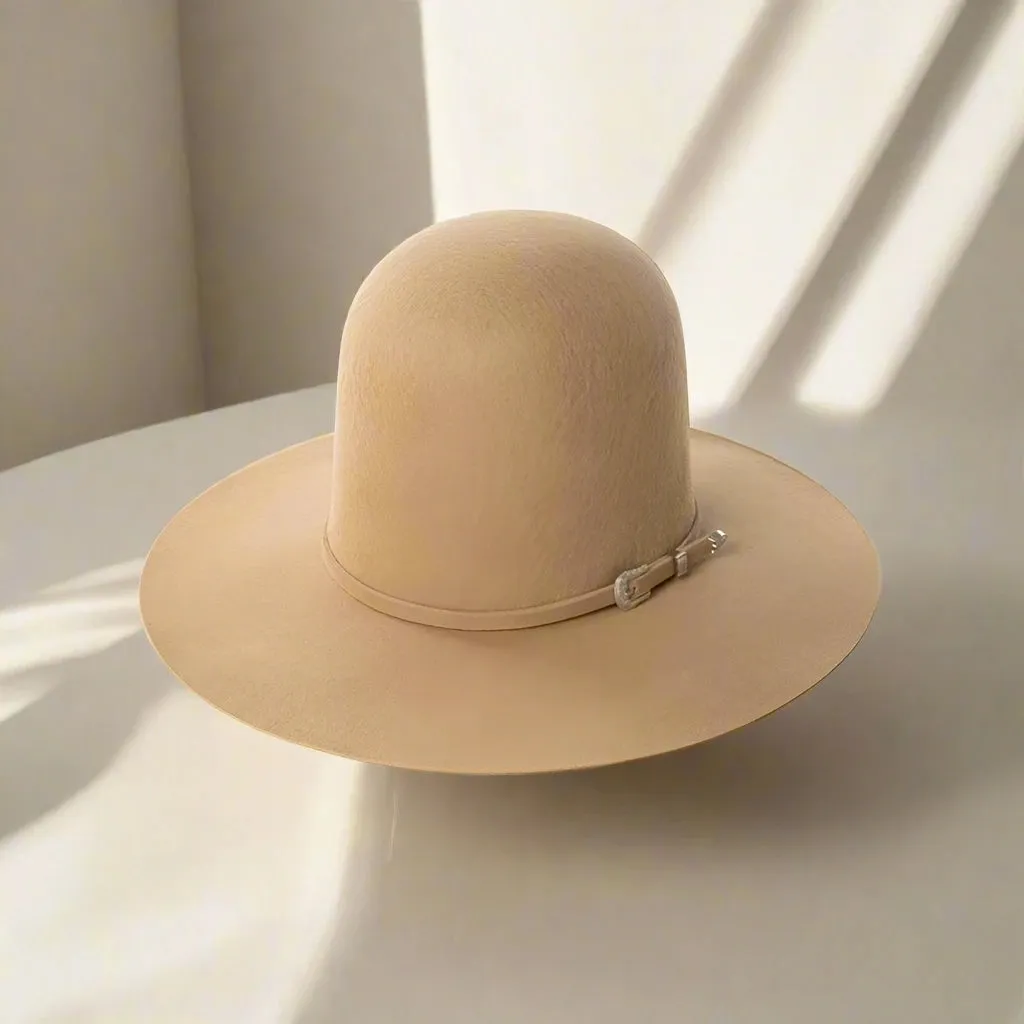 Chic Fedoras Winter Wool Fashion High Crown with Belt