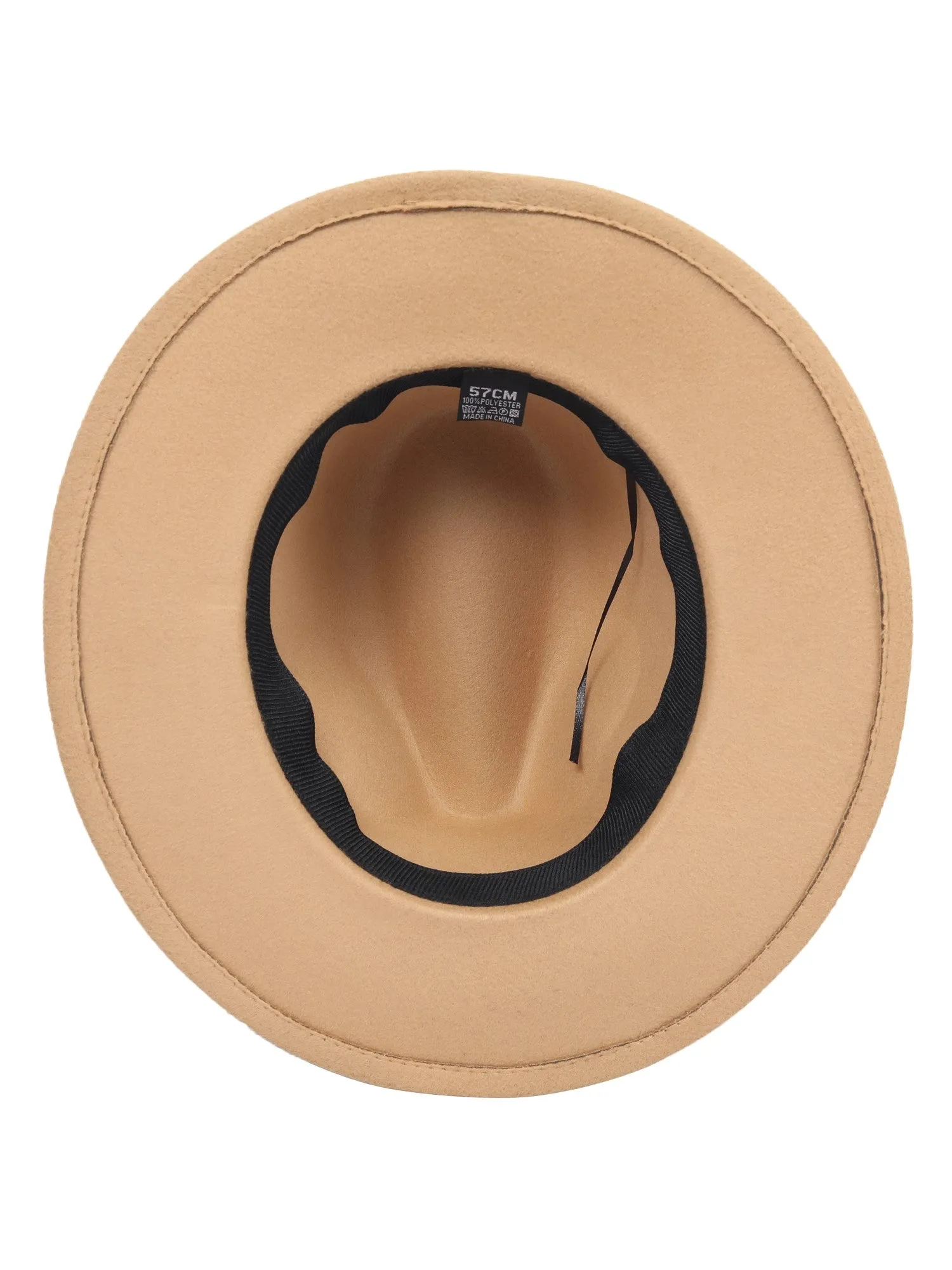 FabSeasons Trilby Top Hat / cap for Men with BOHO Embroidary