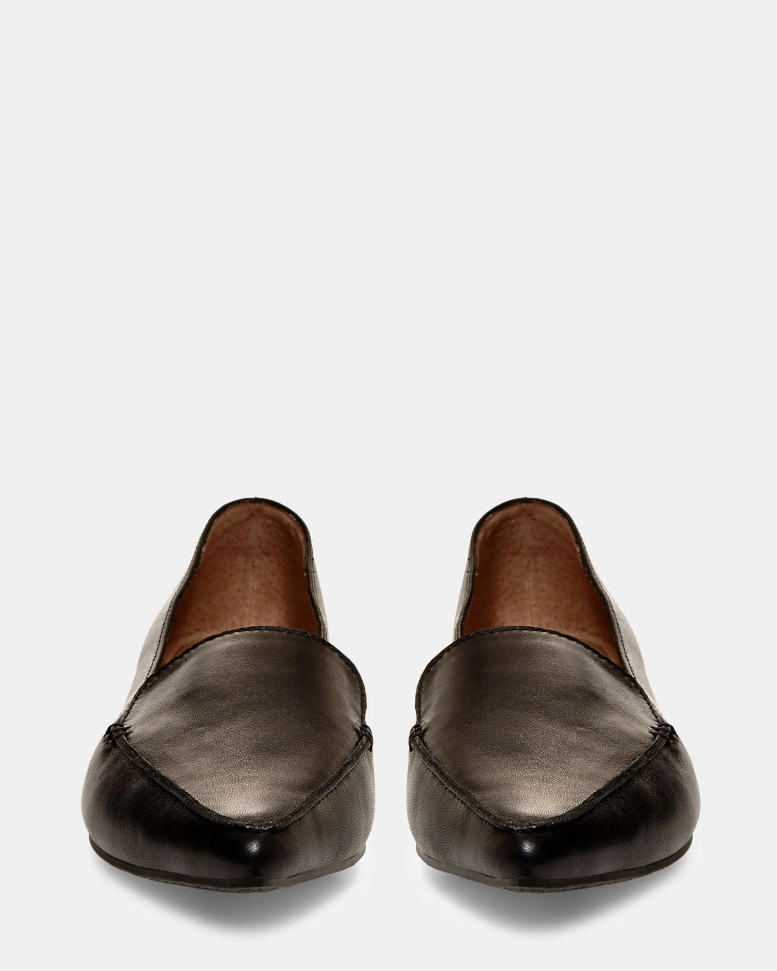 FEATHER BLACK LEATHER