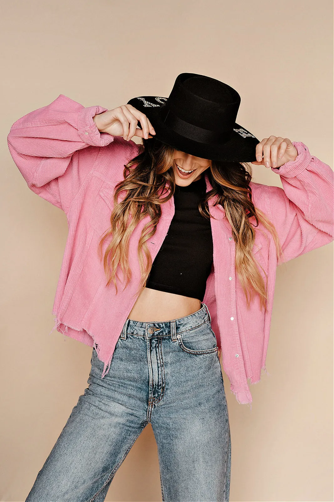 FINAL SALE!! "Howdy" Wool Hat in Black in 2 Styles