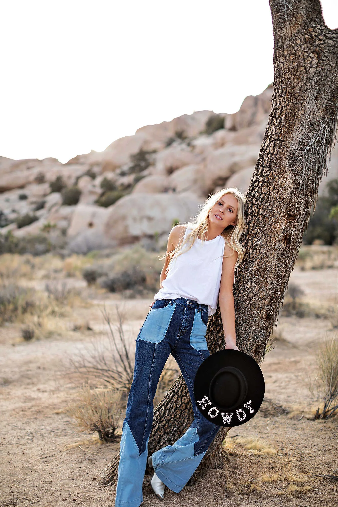 FINAL SALE!! "Howdy" Wool Hat in Black in 2 Styles