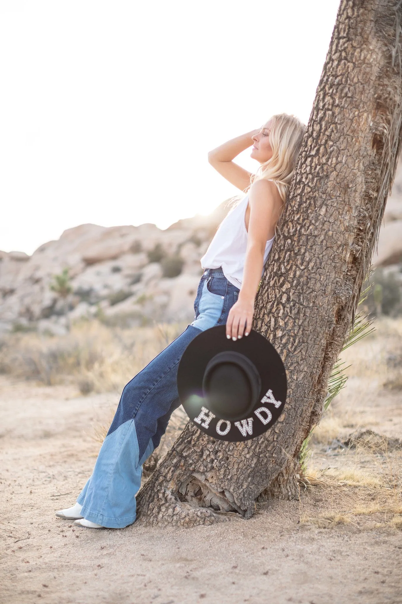 FINAL SALE!! "Howdy" Wool Hat in Black in 2 Styles