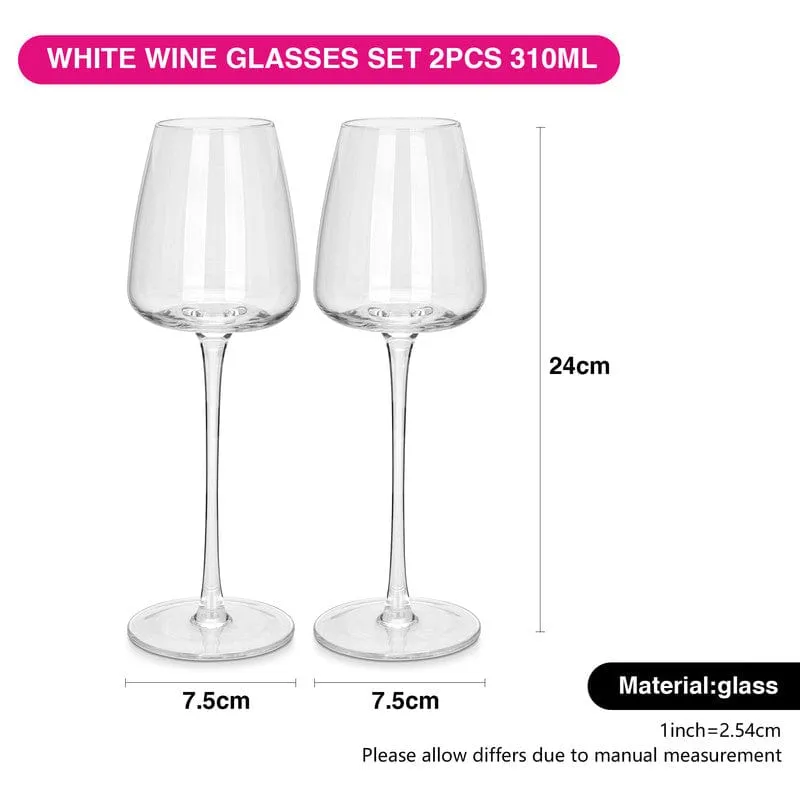 Fissman 2 Piece White Wine Glasses Set 310 Ml Glass