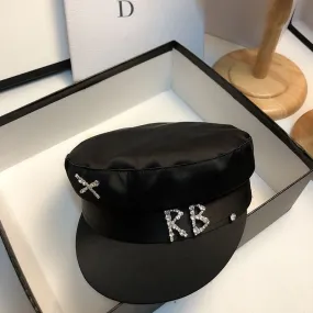 Flat Top Baker Boy Hat