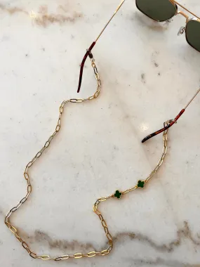 Green Clover Sunglasses Chain
