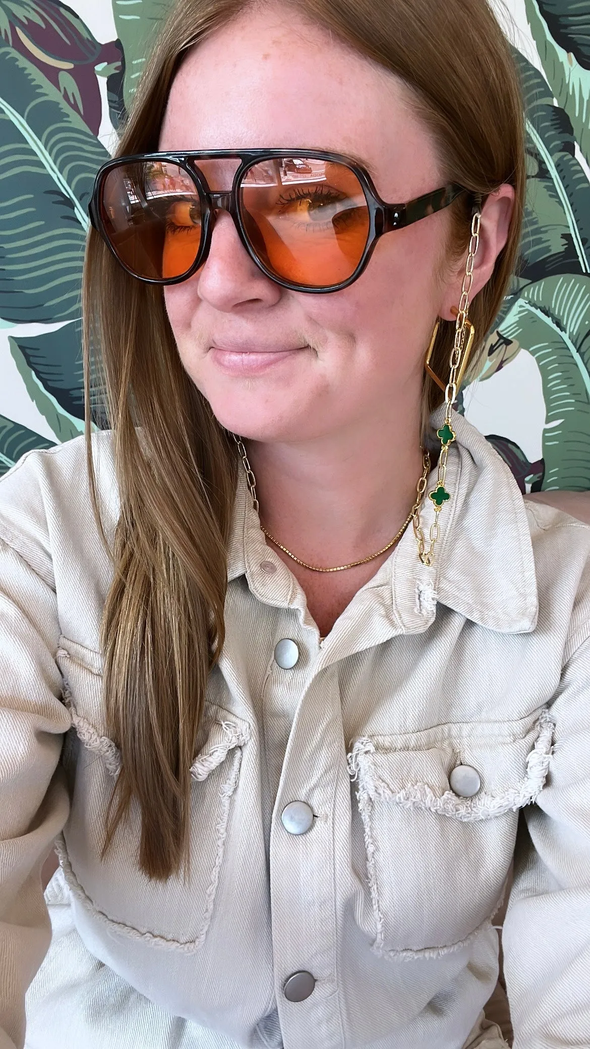 Green Clover Sunglasses Chain