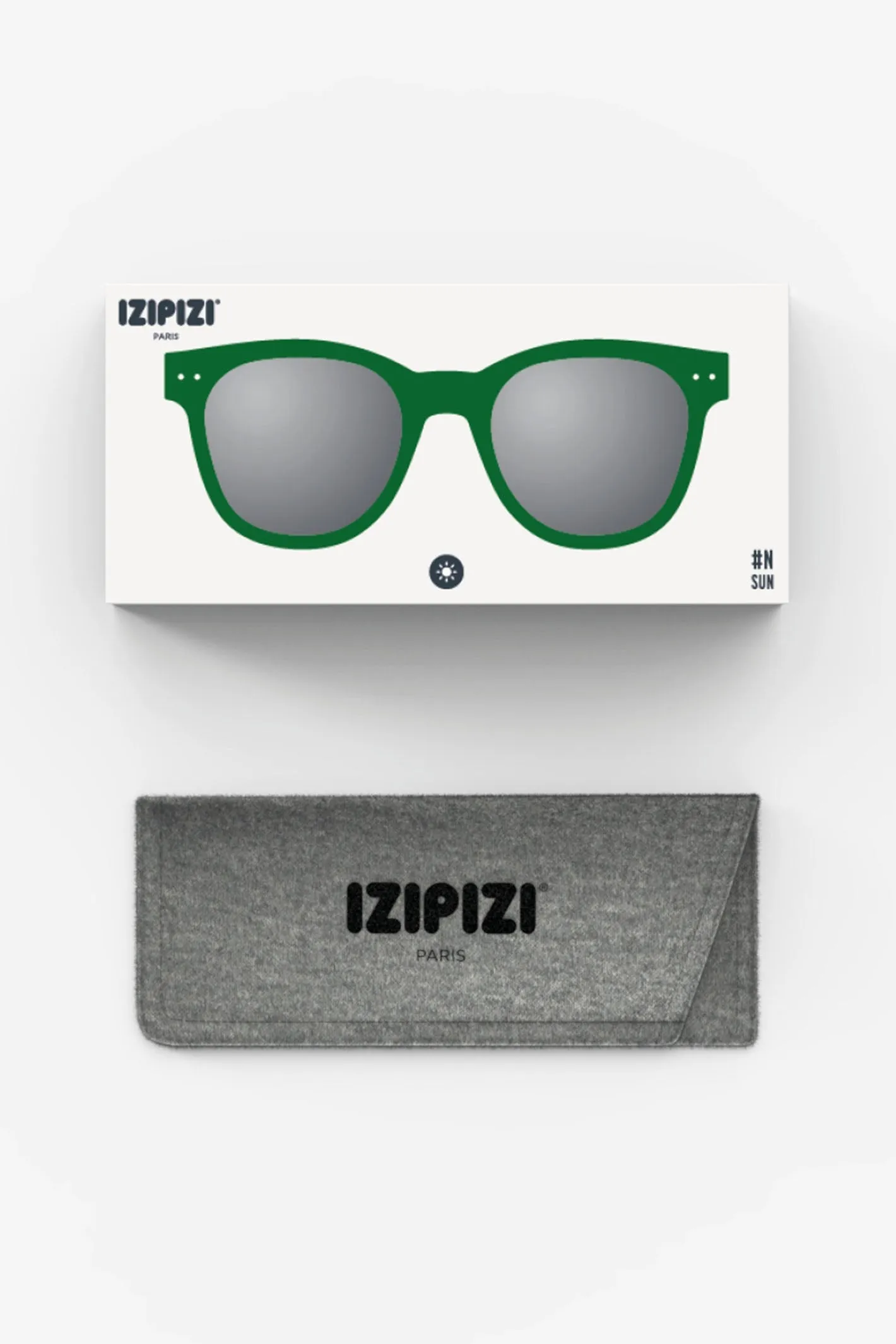 Izipizi Paris Green Sunglasses SLMSNC14 Style N