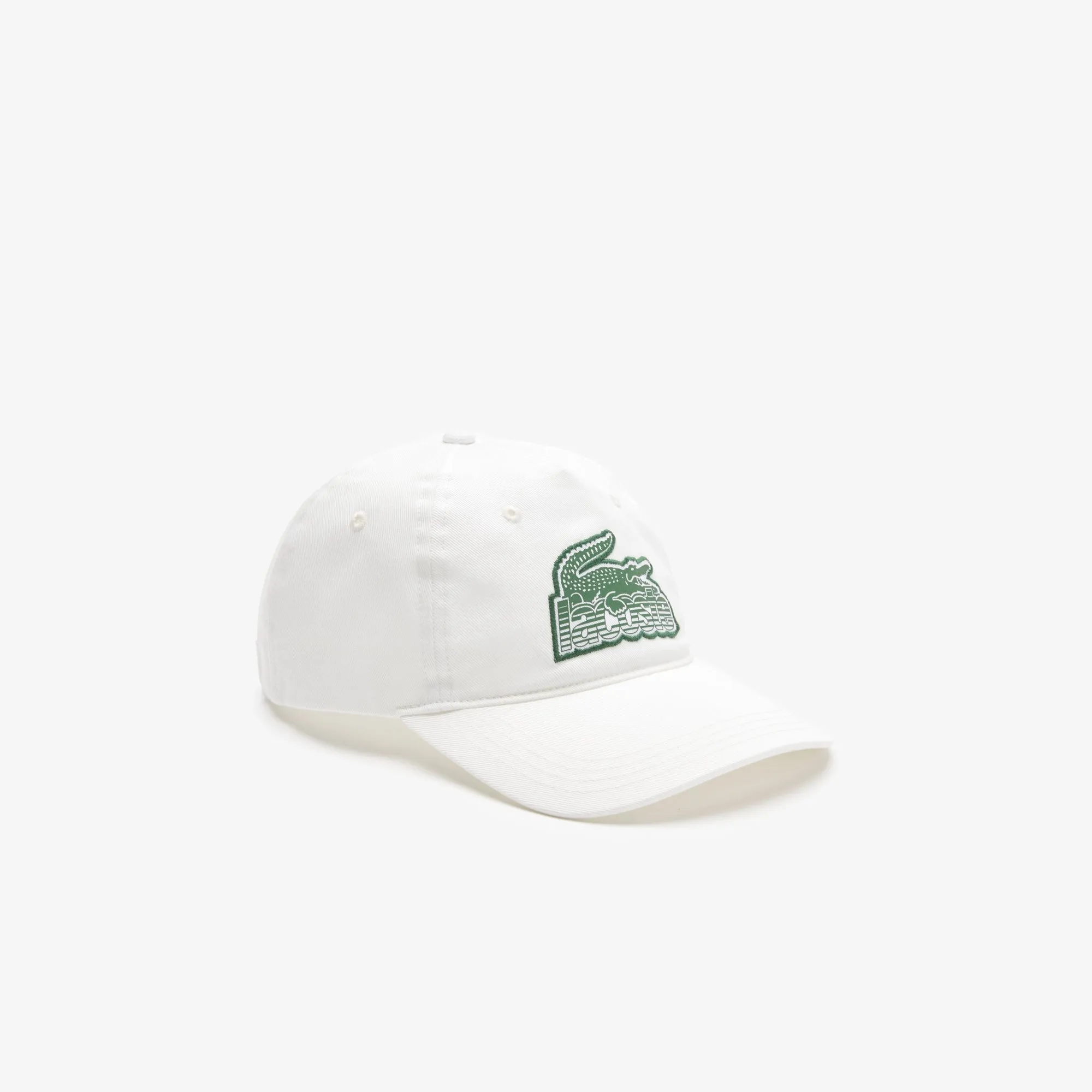 Lacoste Unisex Crocodile Patch Branded Cap White RK6846 70V