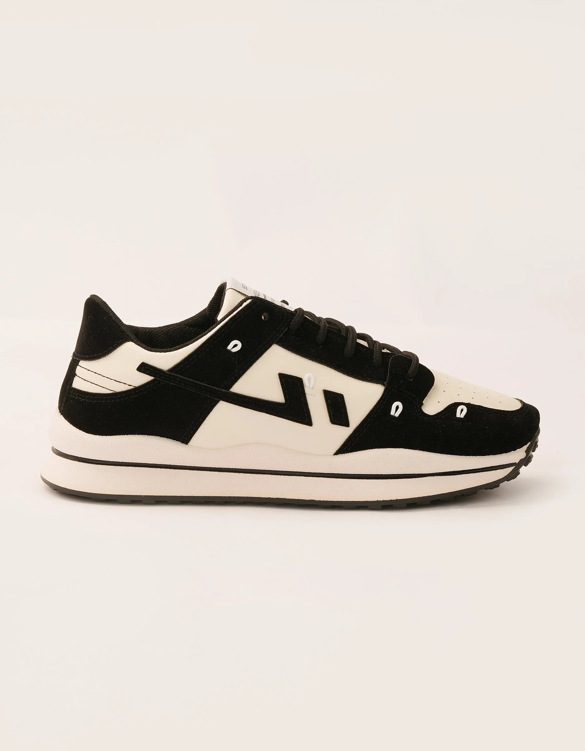 Monochrome Elegance Athletic Sneakers - Oreo Essence