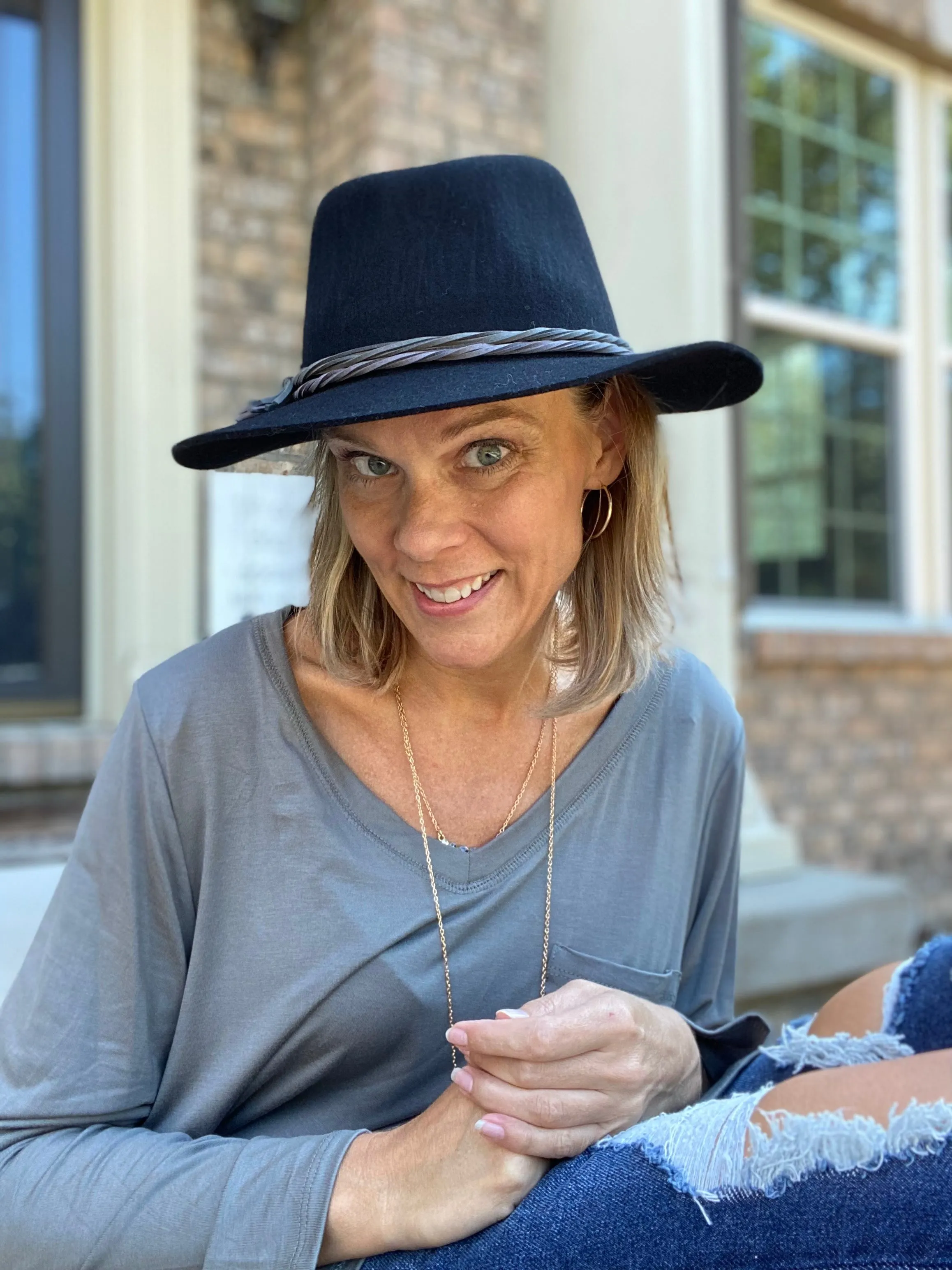 Never Alone Fedora Hat