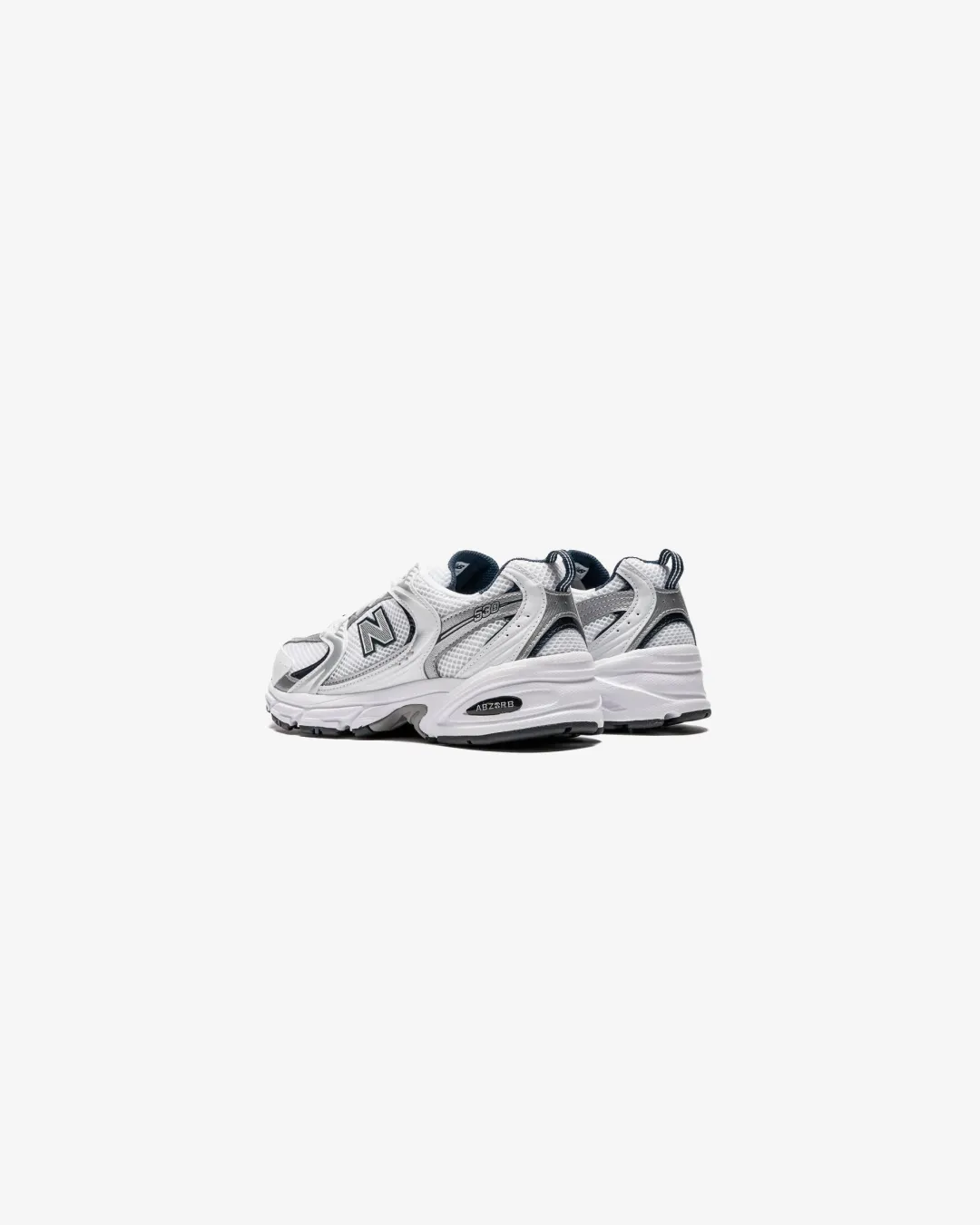 New Balance 530 White Silver Navy Sneakers