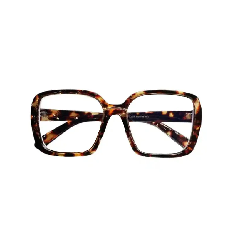 Oversized Vintage Retro Square Optical Glasses