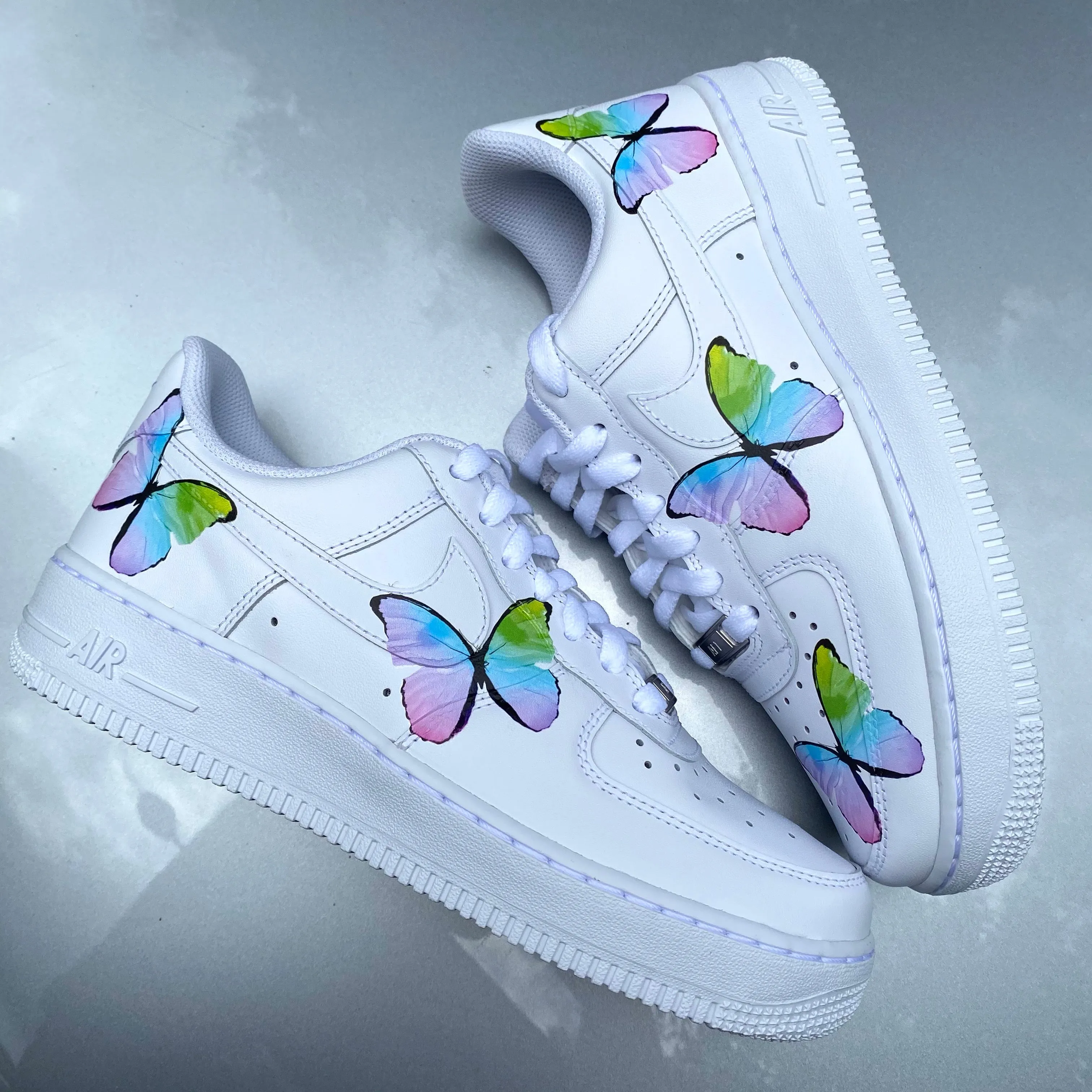 Rainbow Pastel Butterfly AF1
