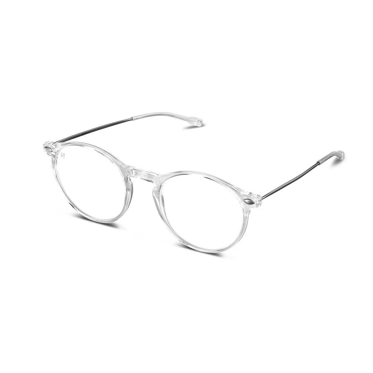 Reading Glasses  2 Crystal Clear Transparent Cruz with Case Nooz