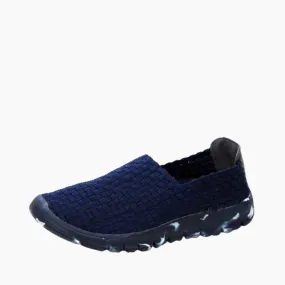 Slip-On , Round Toe : Comfortable Flats