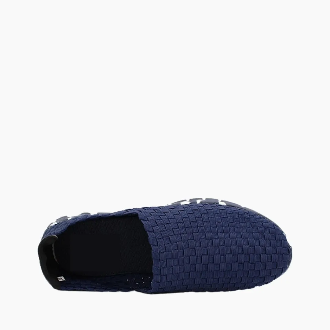 Slip-On , Round Toe : Comfortable Flats