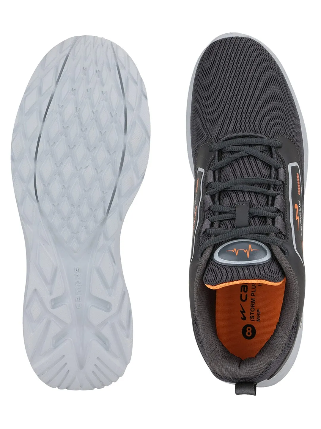 STORM PLUS Grey Men's Running Shoes