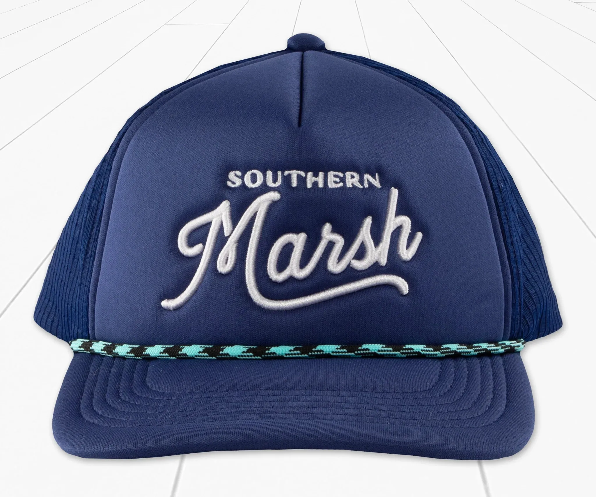 SUMMER TRUCKER HAT BRANDING NAVY