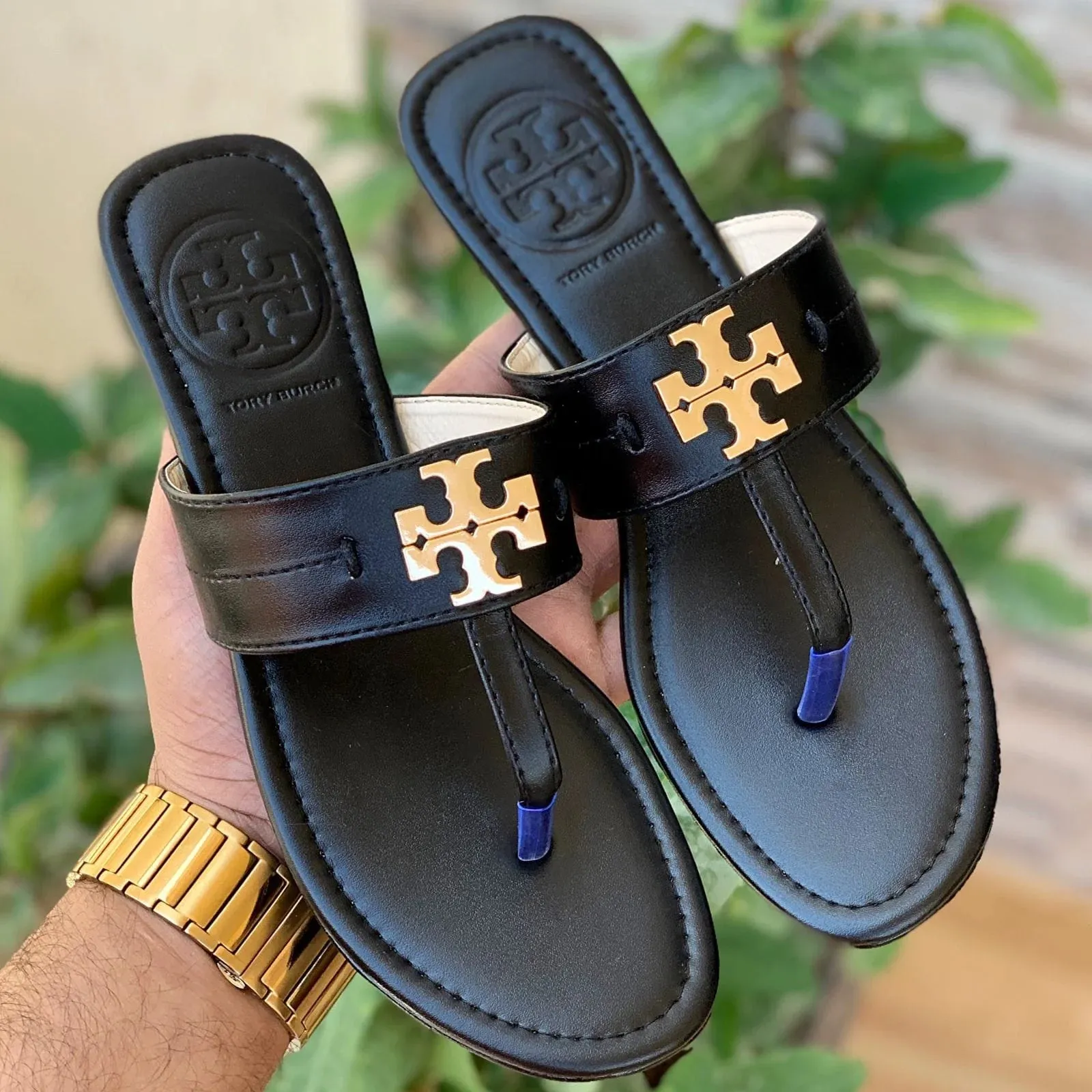 TORY CASUAL SLIPPER - BLACK