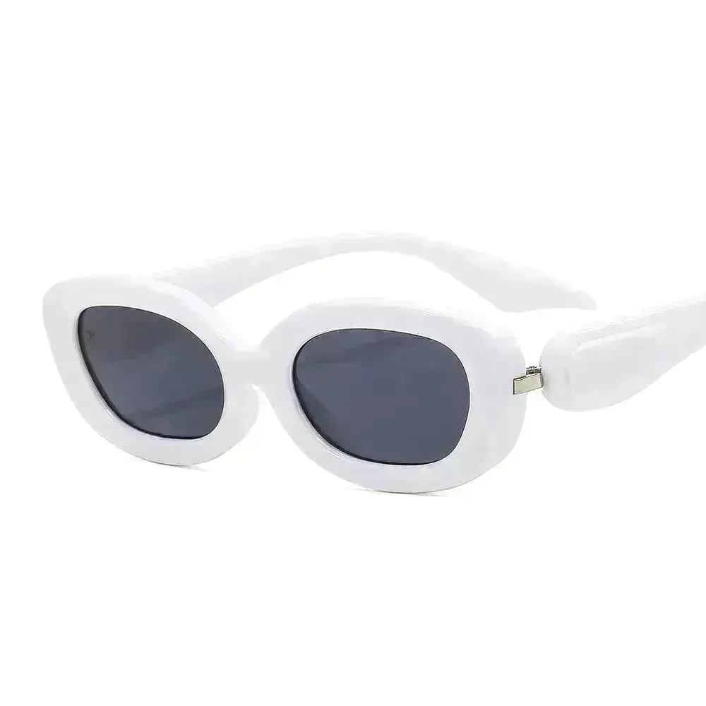 Trendy Sunglasses Oval Small Frame Men And Women Fashion Personalized