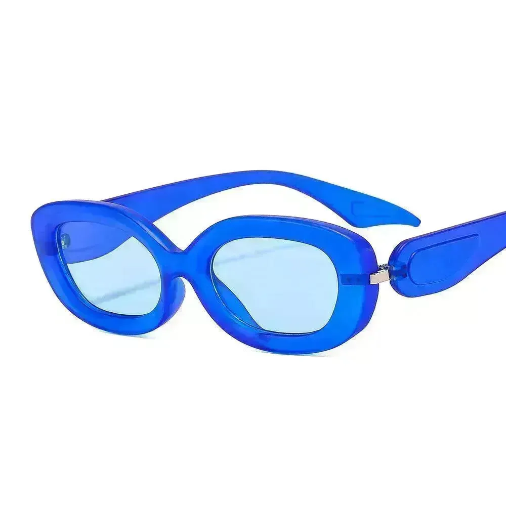 Trendy Sunglasses Oval Small Frame Men And Women Fashion Personalized