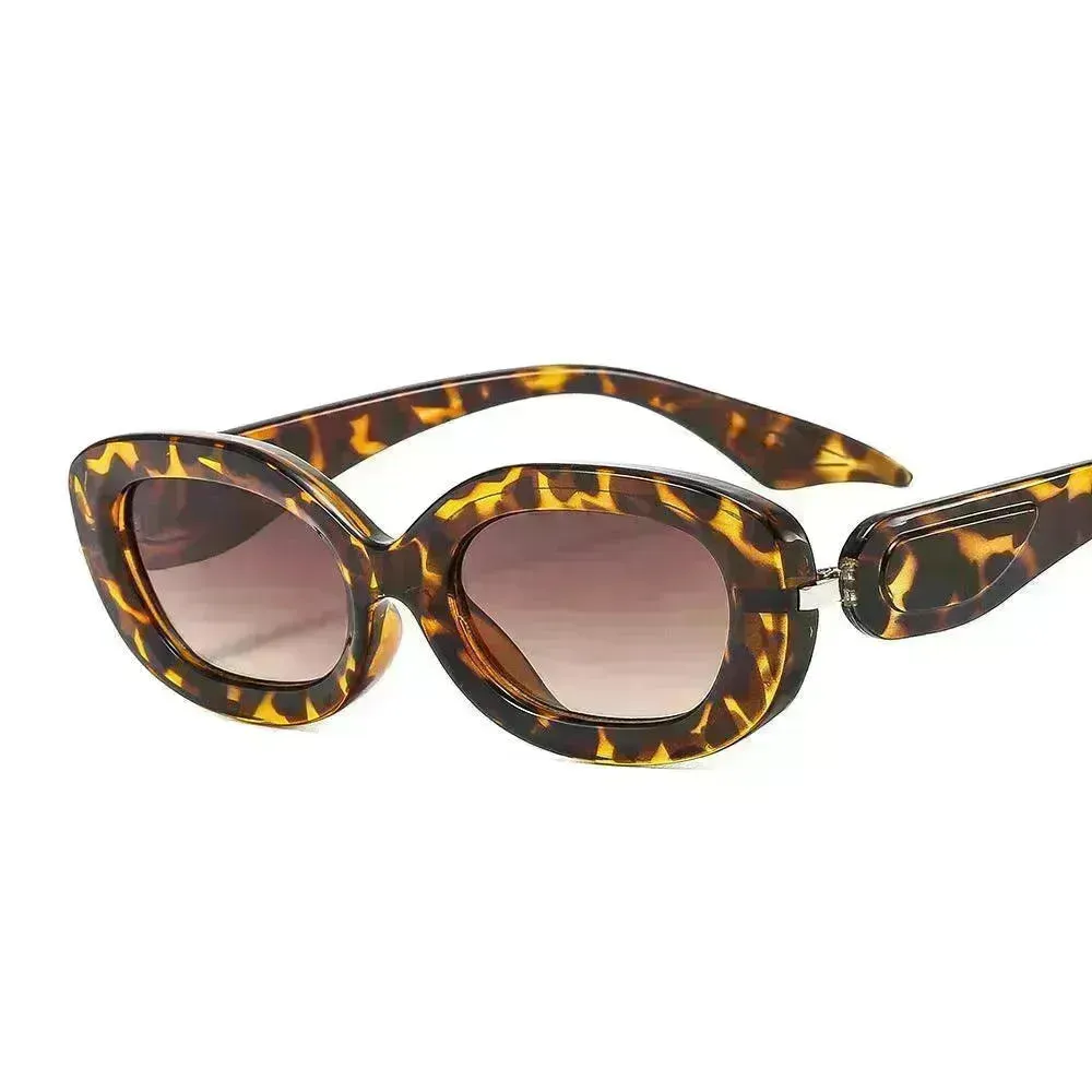 Trendy Sunglasses Oval Small Frame Men And Women Fashion Personalized