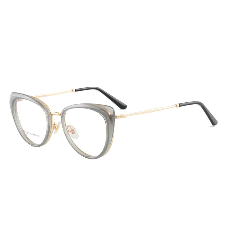 TXOME Trendy Cat Eye Frame Glasses