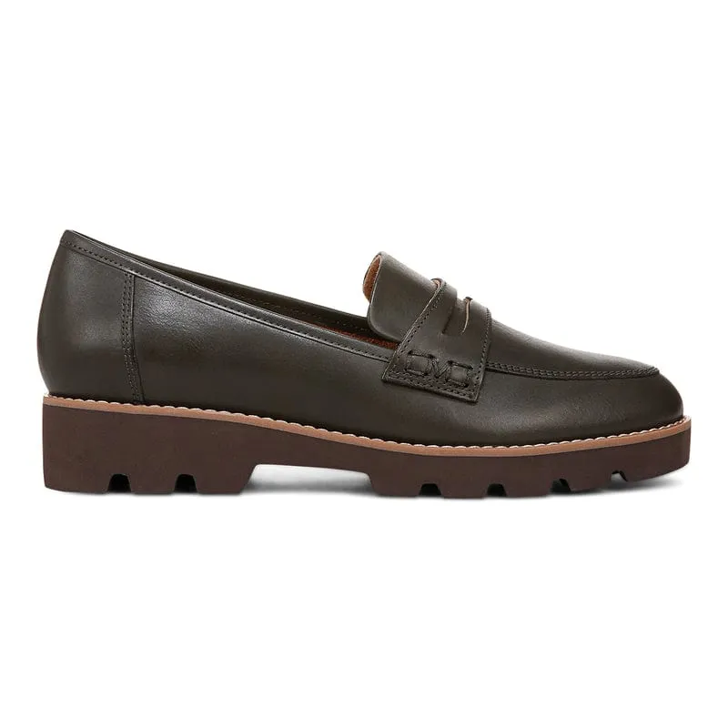 Vionic Women's Cheryl II Loafers- Dark Khaki