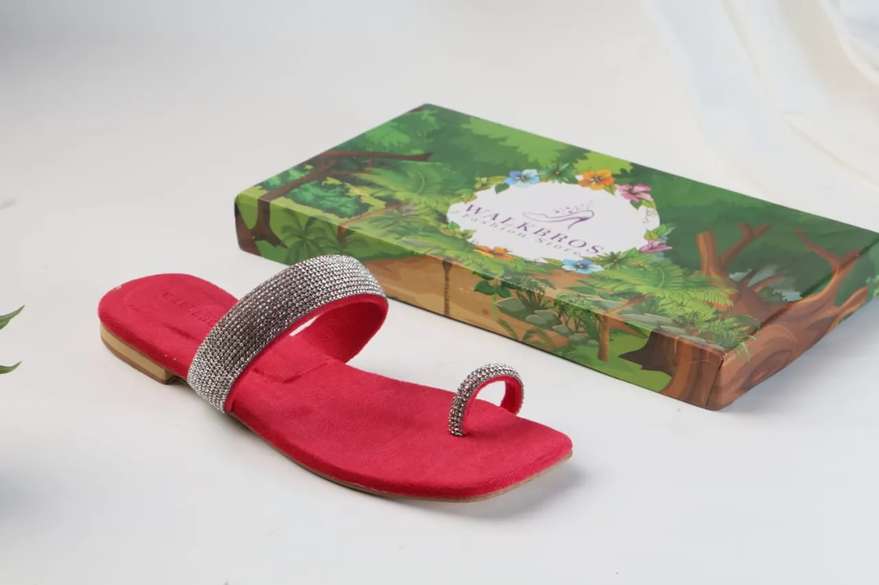 WALKBROS WOMEN'S MASH STRAP SLIPPERS - PINK