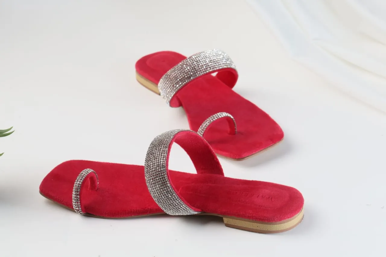 WALKBROS WOMEN'S MASH STRAP SLIPPERS - PINK