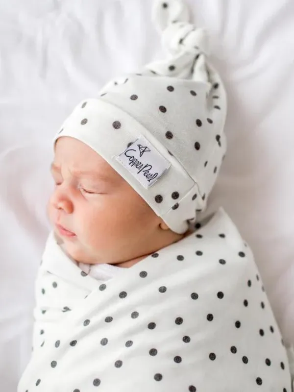 Willow Newborn Top Knot Hat by Copper Pearl